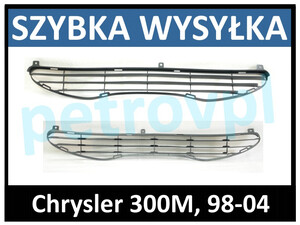 Chrysler 300M 98-01, Atrapa kratka zderzaka ŚRODEK
