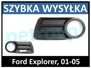 Ford Explorer 01-, Atrapa kratka zderzaka hal LEWA