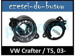 VW Crafter 05- / T5 03-, Halogen HB4 nowy PRAWY