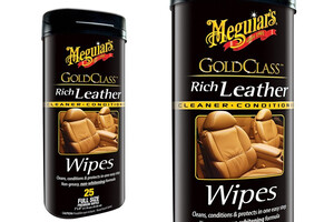 Chusteczki do skóry MEGUIARS - Gold Class Rich Leather Wipes