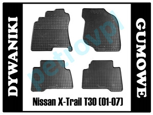 Nissan X-Trail 01-, Dywaniki PETEX gumowe ORYGINAŁ