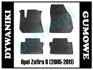 Opel Zafira B 05-11, Dywaniki PETEX gumowe ORYG