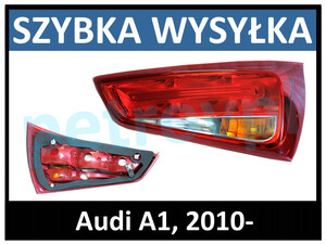 Audi A1 2010-, Lampa tylna TYŁ nowa PRAWA
