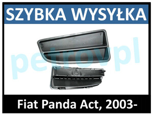 Fiat Panda 03-, Atrapa kratka zderzaka nowa PRAWA