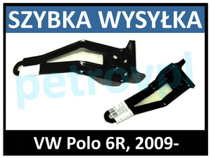 VW Polo 2009-, Mocowanie ŚLIZG błotnika wewn LEWY