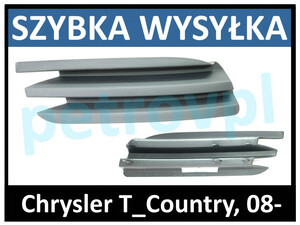 Chrysler Town Country 08-, Kratka zderzaka PRAWA