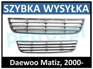 Daewoo Matiz 2000-, Atrapa kratka zderzaka ŚRODEK