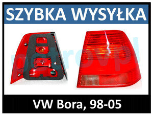 VW Bora 98-05, Lampa tylna SEDAN nowa PRAWA
