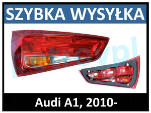 Audi A1 2010-, Lampa tylna TYŁ nowa LEWA