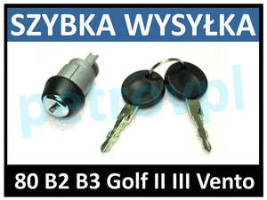 80 B2 B3 Golf II III Vento, STACYJKA + klucze nowa