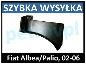 Fiat Albea Palio 02-, Reperaturka błotnika PRZÓD P