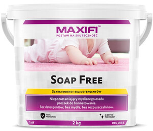 Bonnet do tapicerek/wykładzin MAXIFI - Soap Free 2kg