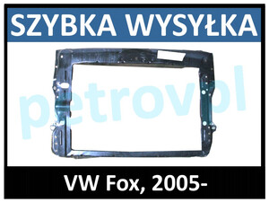 VW Fox 2005-, Pas przedni KOMPLET nowy z KLIMĄ