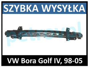 VW Bora Golf IV, Wzmocnienie BELKA zderzaka NOWA