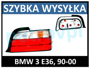 BMW E36 90-00, Lampa tylna COUPE M3 TYC nowa PRAWA