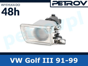 VW Golf III Vento, Halogen H3 halogeny nowy LEWY