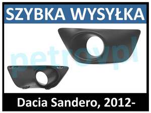 Dacia Sandero 2012-, Atrapa kratka zderzaka LEWA