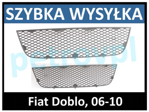Fiat Doblo 06-10, Atrapa kratka zderzaka ŚRODEK