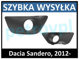 Dacia Sandero 2012-, Atrapa kratka zderzaka PRAWA