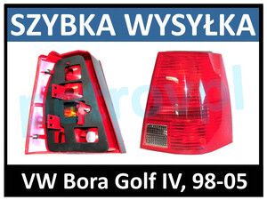 VW Bora Golf IV, Lampa tylna KOMBI czerw. ORYG. PRAWA