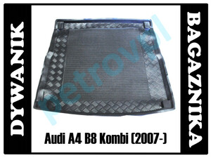 Audi A4 B8 07-, Dywanik MATA wkład bagażnika KOMBI