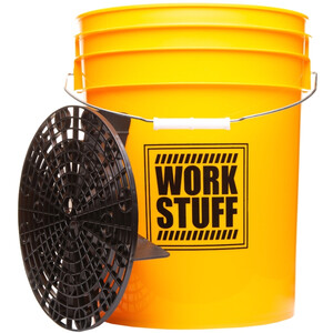 Wiadro+separator WORK STUFF - Bucket Yellow WASH żółte
