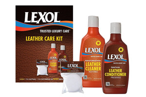 Zestaw do czyszczenia i pielęgnacji skóry LEXOL - LEATHER Care Kit 2x236ml