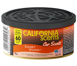 CALIFORNIA CAR SCENTS - zapach lasu - SUNSET WOODS