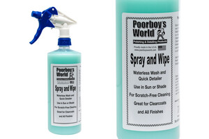 Mycie bezwodne POORBOY'S - Spray & Wipe Waterless Wash 946ml