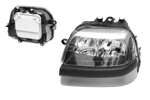 Fiat Doblo 01-05, Reflektor lampa nowa H1+H7 LEWA