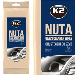 Chusteczki do mycia szyb K2 - Nuta Wipes x24 sztuki