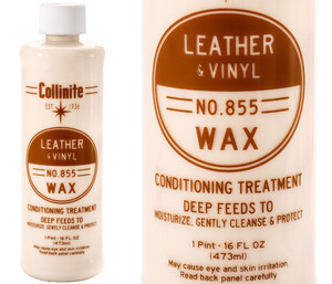 Impregnat do skóry COLLINITE - 855 Leather and Vinyl Wax 473ml