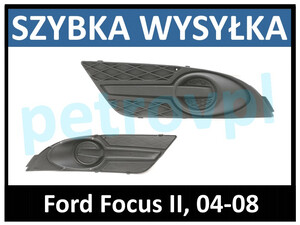 Ford Focus 04- Coupe, Atrapa kratka zderzaka LEWA