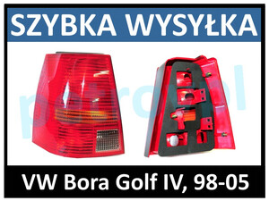 VW Bora Golf IV, Lampa tylna KOMBI ORYG. nowa LEWA