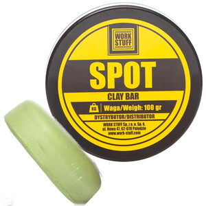 Glinka do lakieru WORK STUFF - Spot Clay Bar 100g średnia
