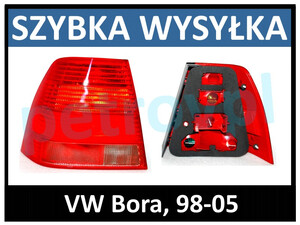 VW Bora 98-05, Lampa tylna SEDAN nowa LEWA