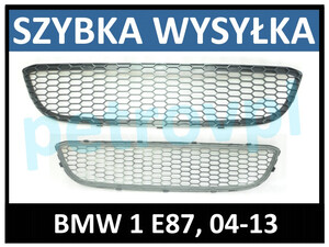 BMW 1 E87 04-, Atrapa kratka zderzaka M-PAKIET śr.