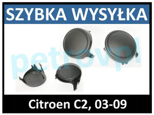 Citroen C2 03-09, Atrapa kratka zderzaka L+P kpl