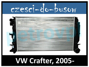 VW Crafter 05-, Chłodnica wody 680x415x34 M/A AC