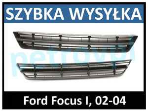 Ford Focus 02-04, Atrapa kratka zderzaka ŚRODEK