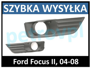 Ford Focus 04-08, Atrapa kratka zderzaka hal LEWA