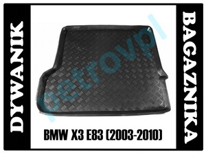 BMW X3 E83 03-10, Dywanik MATA wkład bagażnika BM