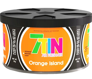 Zapach samochodowy 7TIN - ORANGE ISLAND pomarańczowy