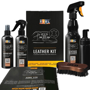 Zestaw kosmetyków ADBL - Leather Kit do renowacji skóry 6 produktów