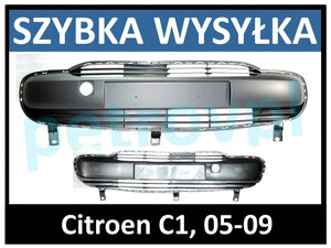 Citroen C1 05-09, Atrapa kratka zderzaka ŚRODEK