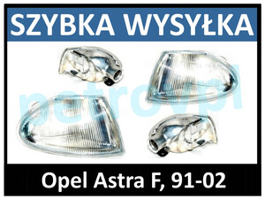 Opel Astra F 91-02, Kierunkowskaz biały nowy L+P