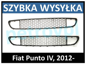 Fiat Punto 12-, Atrapa kratka zderzaka nowa ŚRODEK