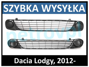 Dacia Lodgy 2012-, Atrapa kratka zderzaka ŚRODEK