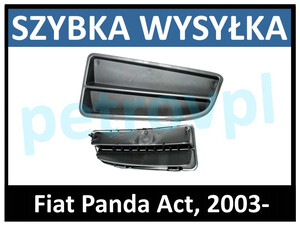 Fiat Panda 03-, Atrapa kratka zderzaka nowa LEWA