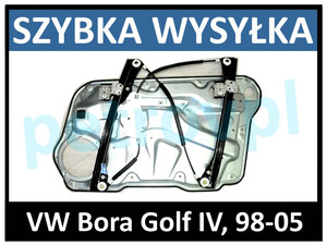 VW Bora/Golf IV, Podnośnik szyby 5D ELE przód LEWY